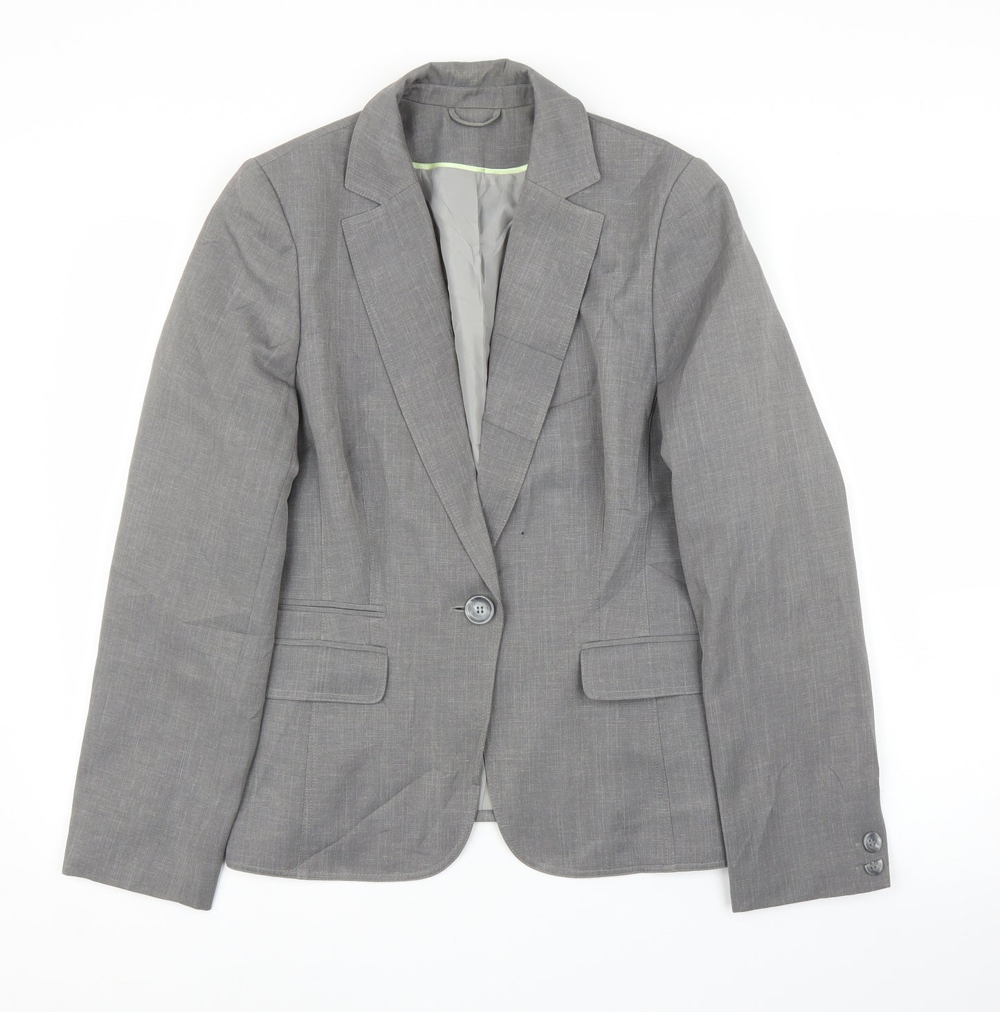 Dorothy Perkins Womens Grey   Jacket Blazer Size 14