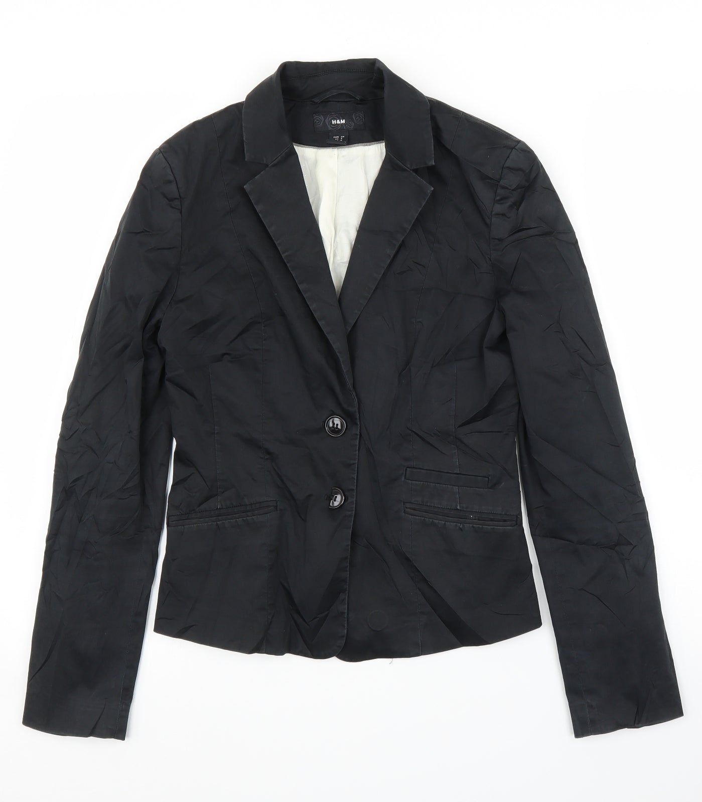 H&M Womens Black   Cardigan Jumper Size 8