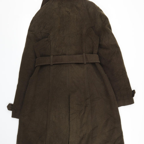 RESERVED Womens Green   Overcoat Coat Size 14