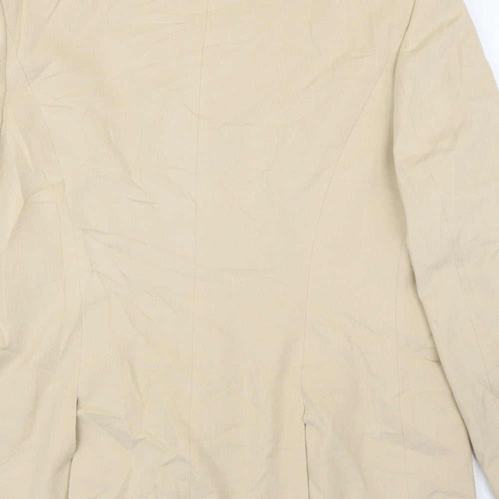 Louis Feraud Womens Beige   Cardigan Jumper Size 18