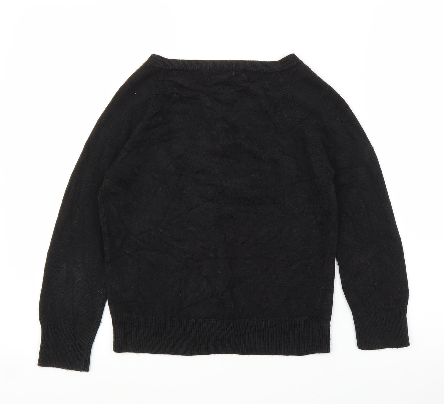 George Womens Black Floral  Cardigan Jumper Size 10