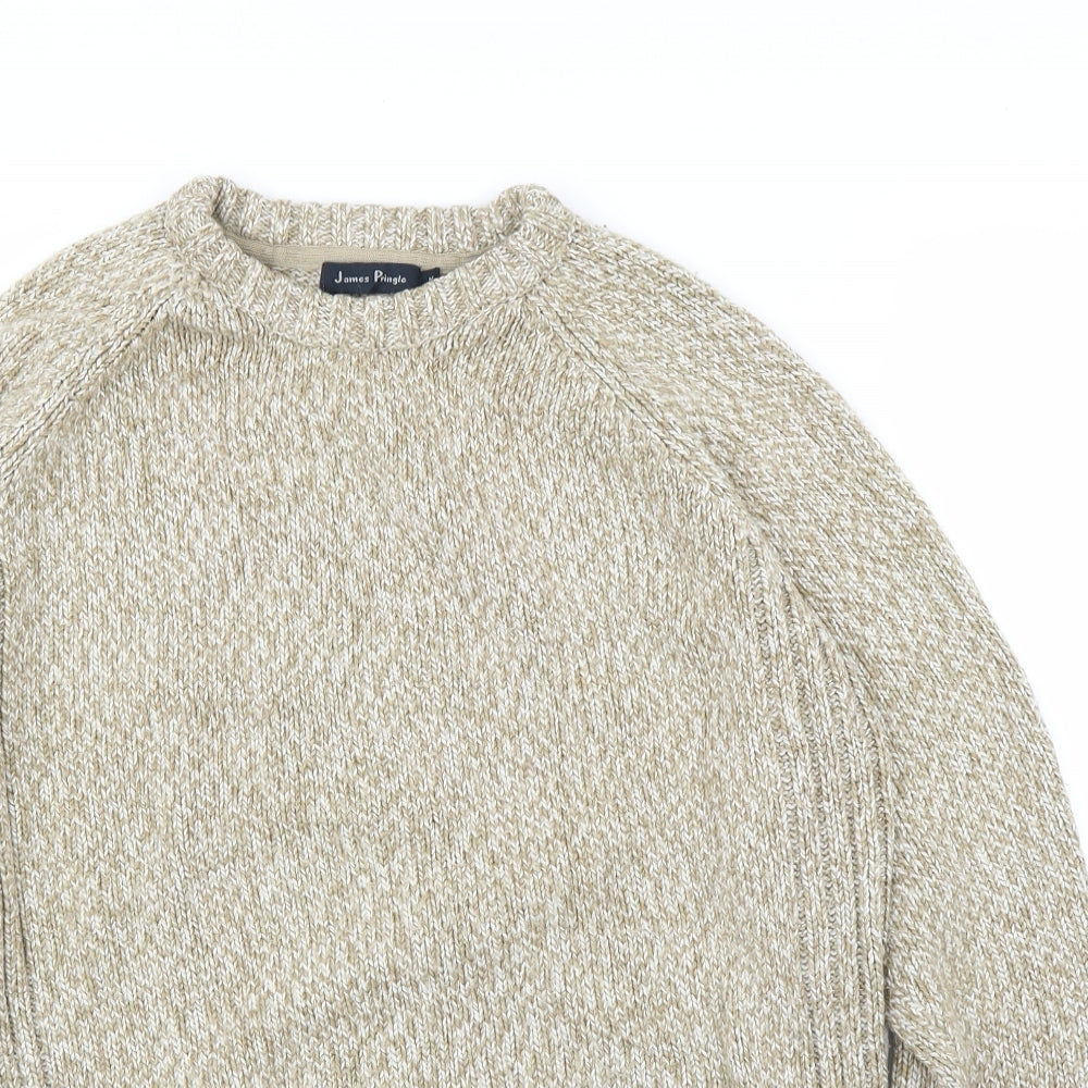 James Pringle Mens Beige   Pullover Jumper Size M