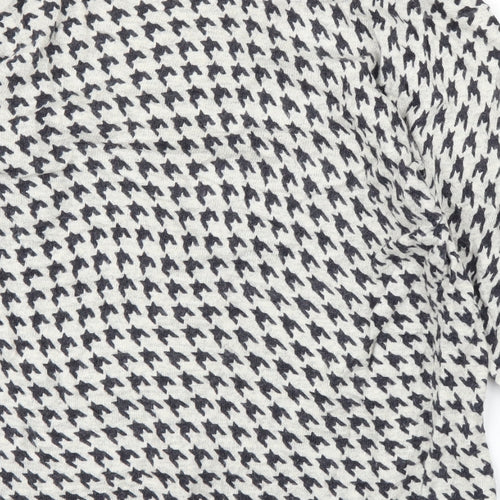 Preworn Womens Grey Houndstooth  Pullover Jumper Size M
