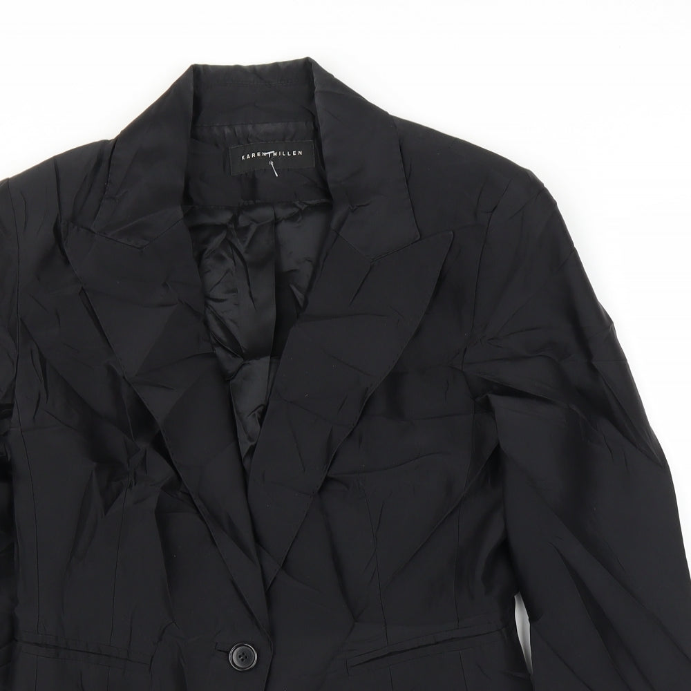 Karen Millen Womens Black   Jacket Blazer Size 12