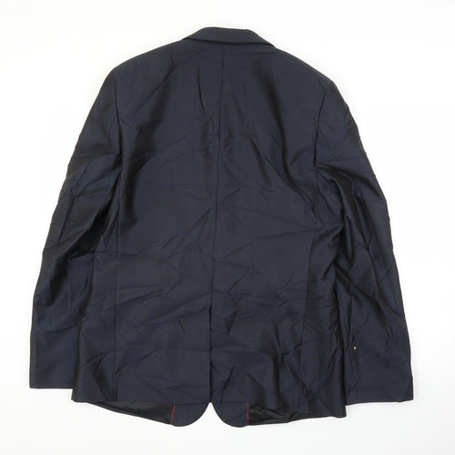 Red Herring Mens Blue   Jacket Suit Jacket Size 42