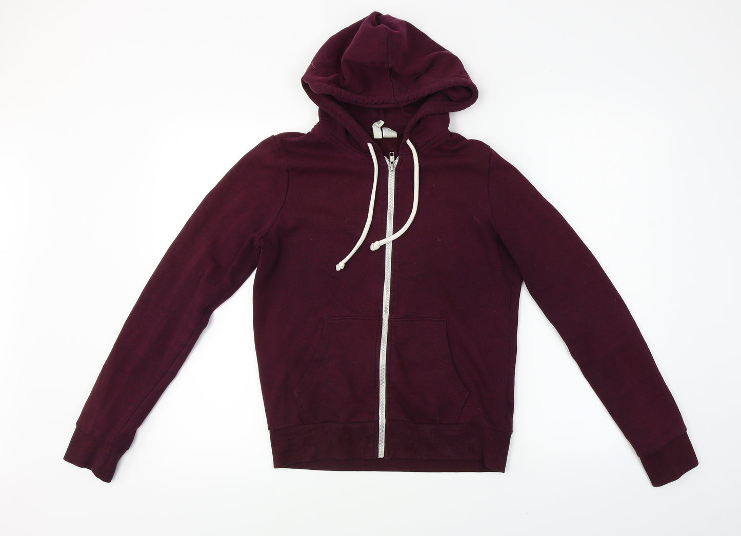 H&M  Womens Purple   Full Zip Hoodie Size S
