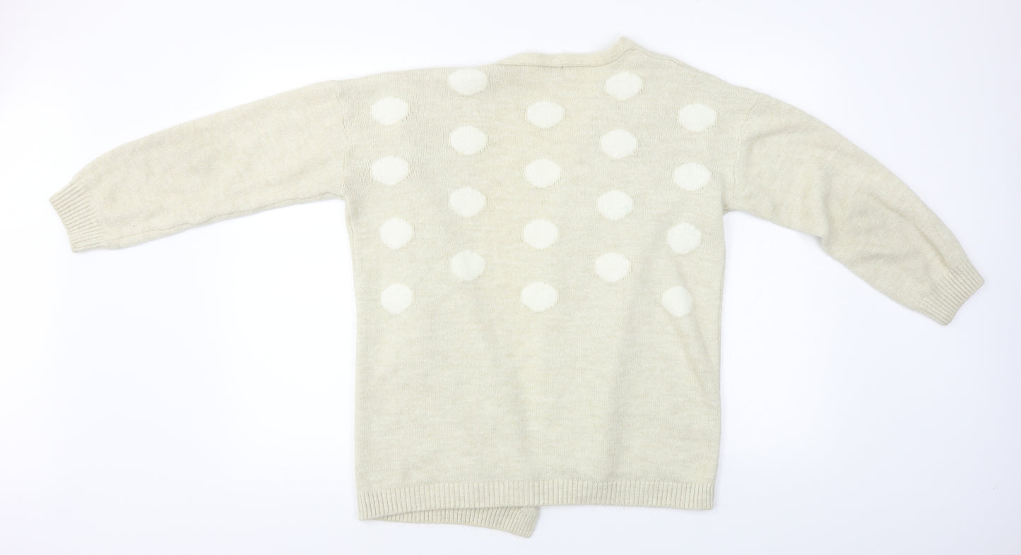 TU Womens Beige   Cardigan Jumper Size 16