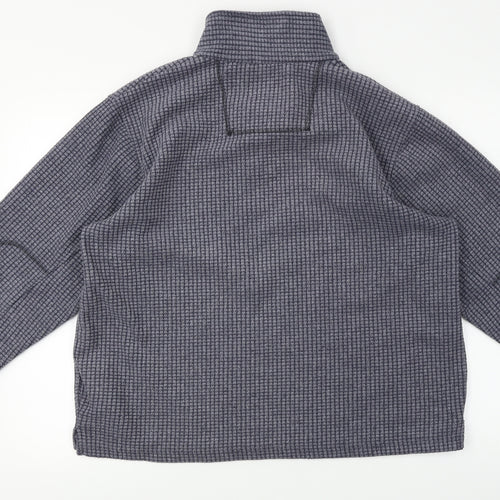 Regatta  Mens Blue   Henley Hoodie Size XL