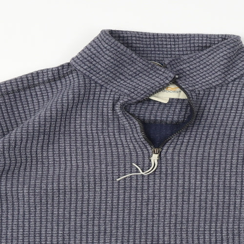 Regatta  Mens Blue   Henley Hoodie Size XL