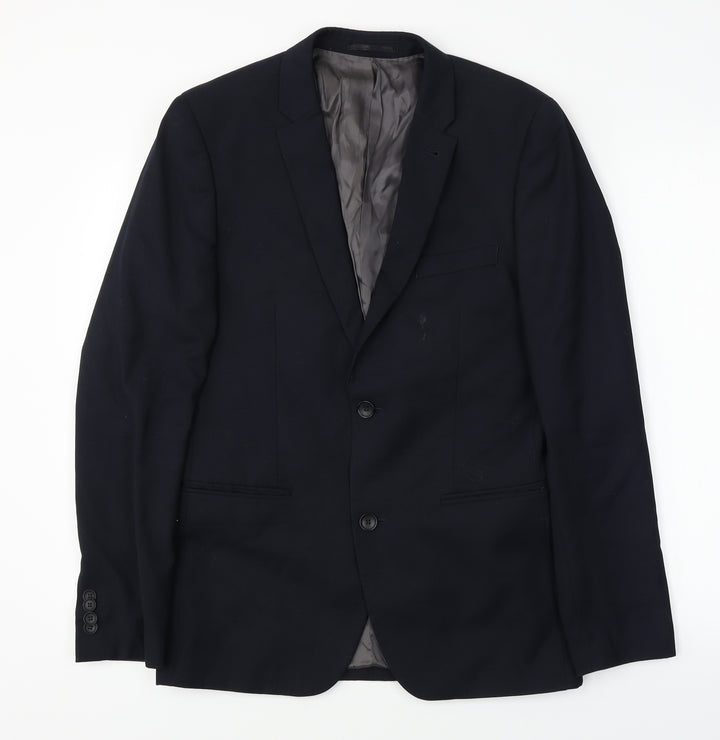 Topman Mens Blue Jacket Blazer Size 36