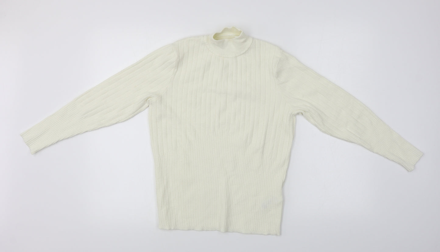 Marks and Spencer  Womens Ivory   Pullover Jumper Size 14