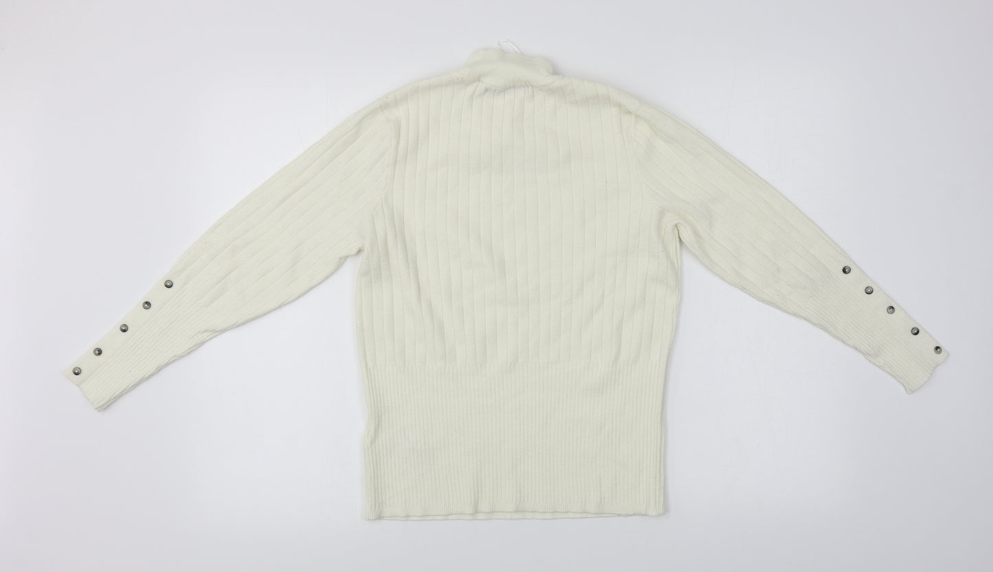 Marks and Spencer  Womens Ivory   Pullover Jumper Size 14