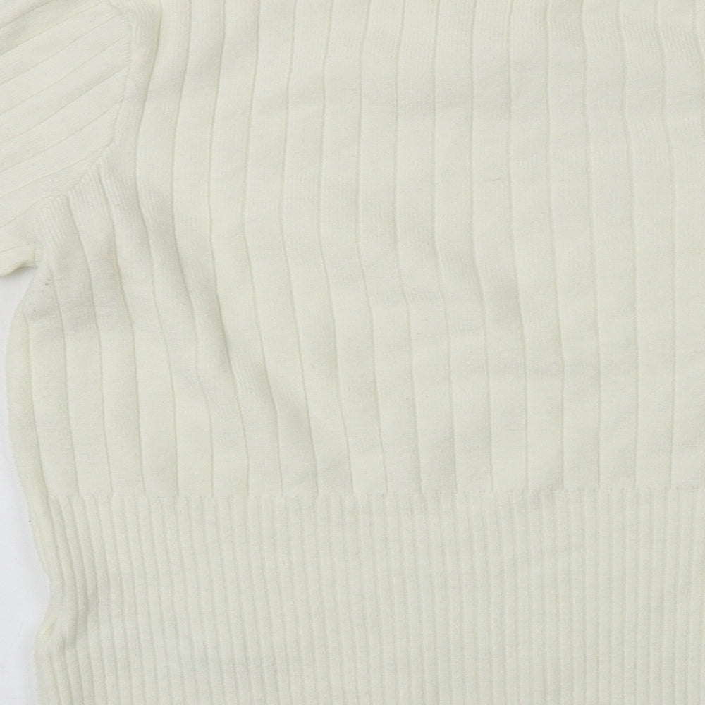 Marks and Spencer  Womens Ivory   Pullover Jumper Size 14