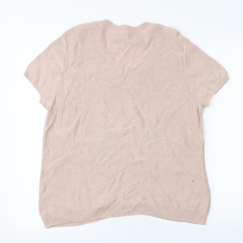 Laura Ashley  Womens Pink   Pullover Jumper Size 18