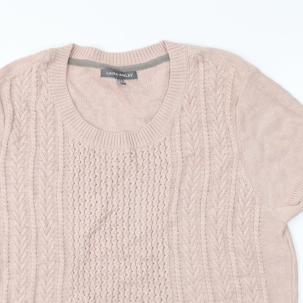 Laura Ashley  Womens Pink   Pullover Jumper Size 18