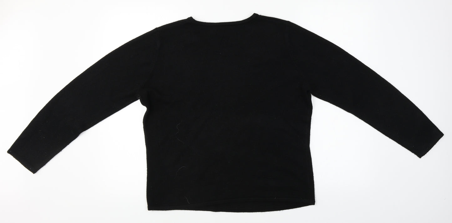 Bonmarché  Womens Black   Pullover Jumper Size M