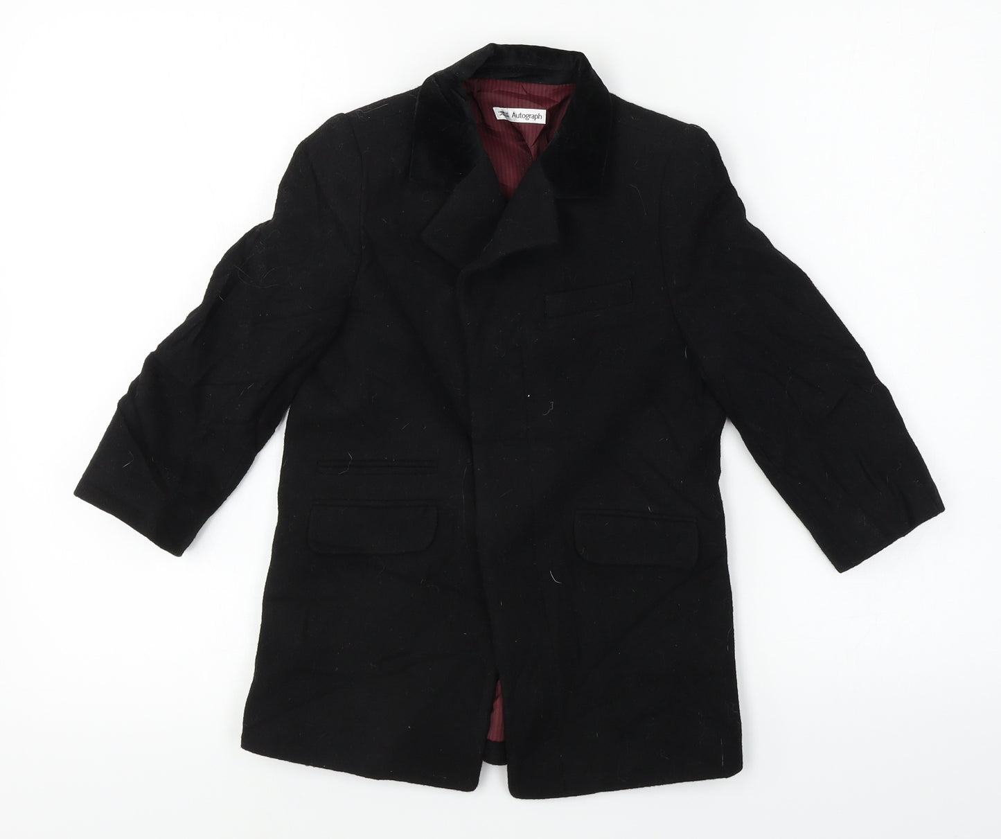 Autograph  Boys Black   Jacket Coat Size 3-4 Years