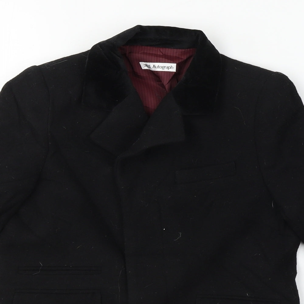Autograph  Boys Black   Jacket Coat Size 3-4 Years