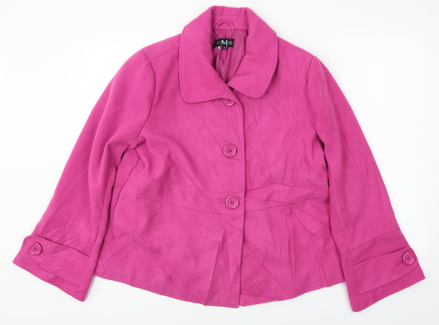 CMD   Womens Pink   Jacket Coat Size 16