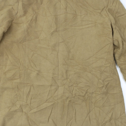 Essentials  Womens Brown   Jacket Coat Size 20