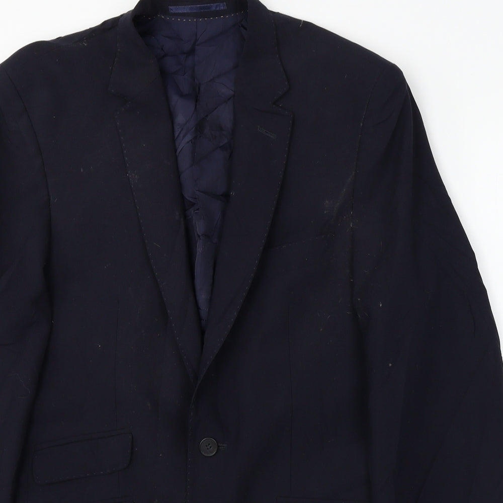 europa Mens Blue   Jacket Blazer Size 38