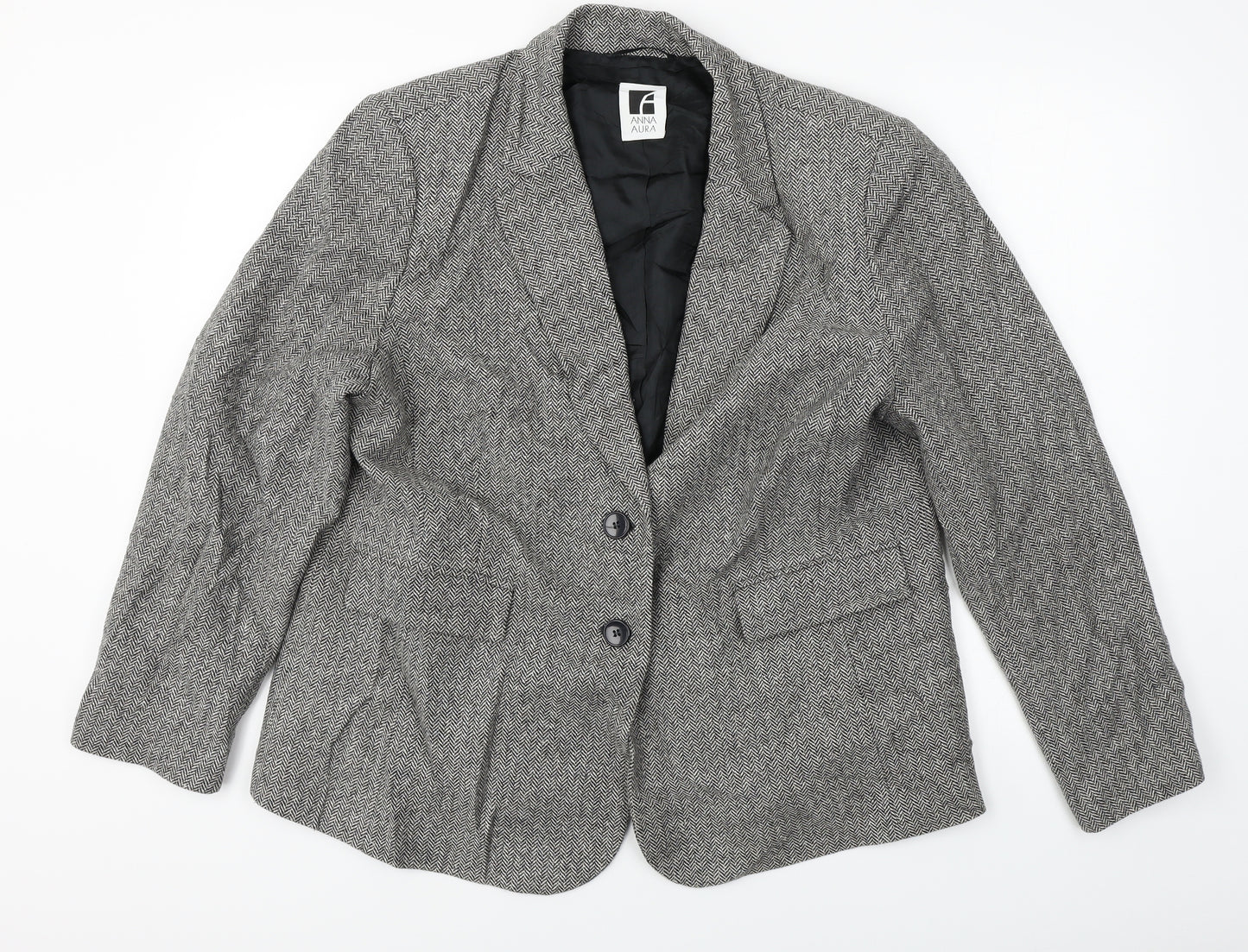 Anna aura Womens Grey   Jacket Blazer Size 22