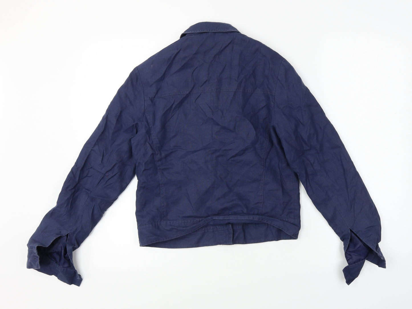 Preworn  Womens Blue   Jacket Blazer Size 8