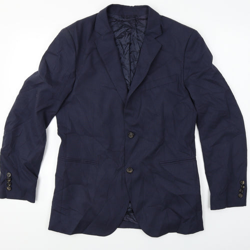 Stile Benetton  Mens Blue   Jacket Sport Coat Size 36