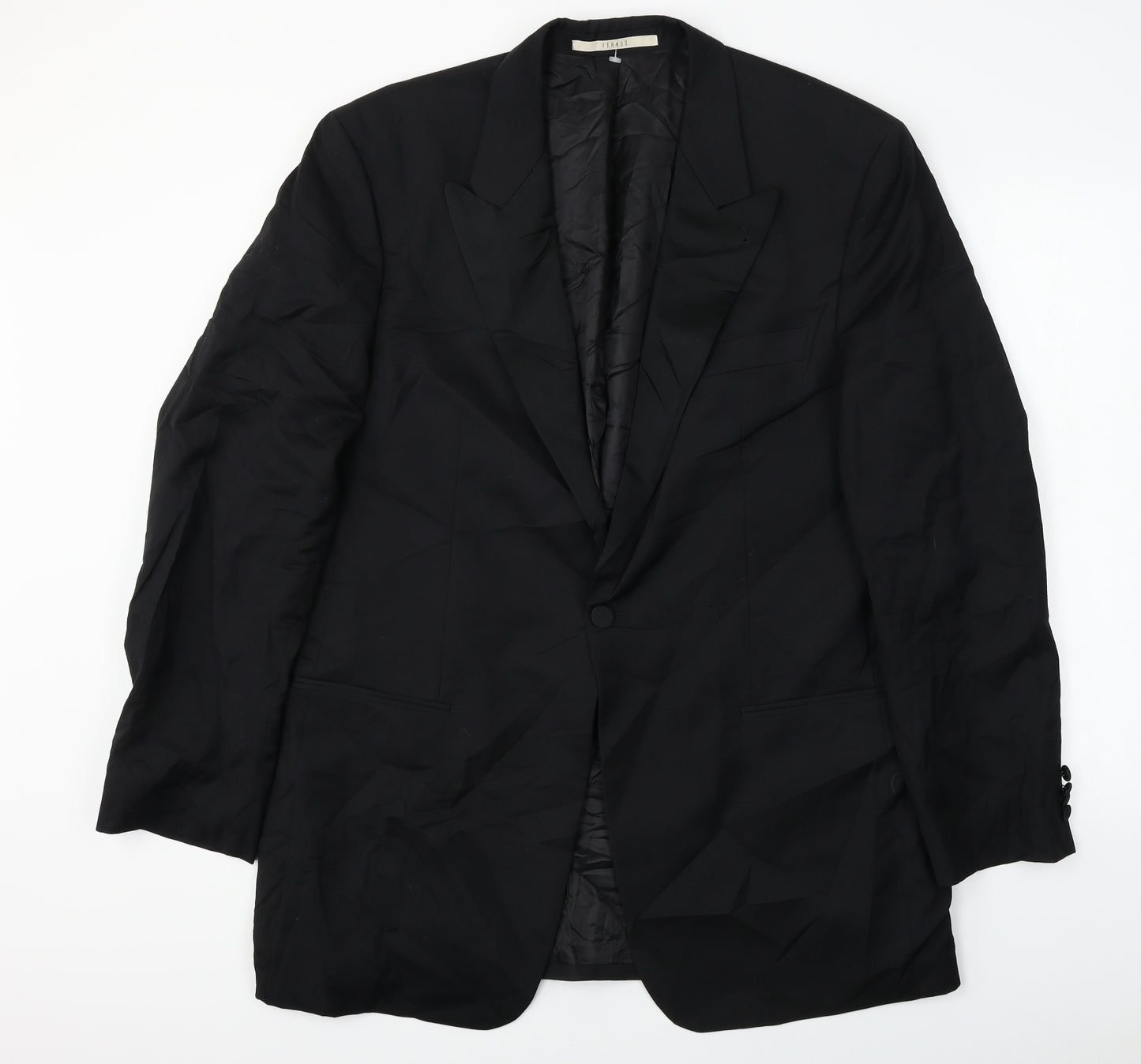 FERAUD  Mens Black   Jacket Blazer Size 44