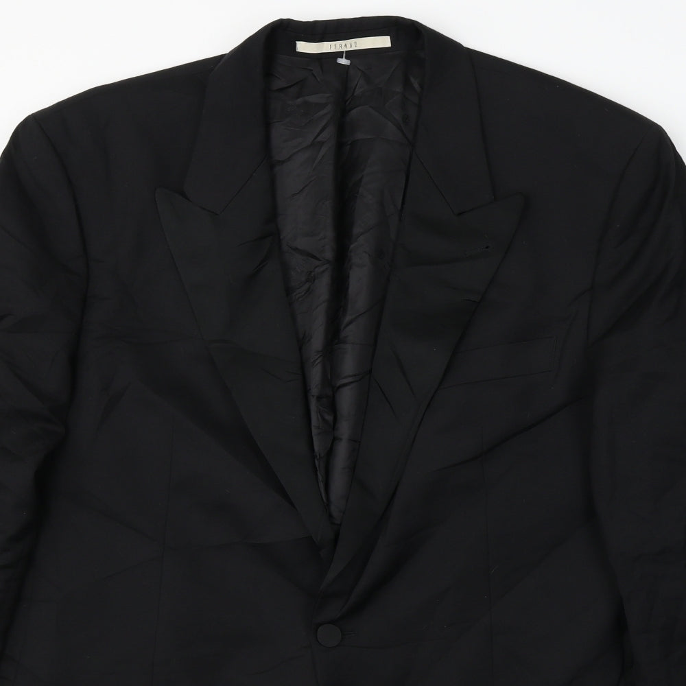 FERAUD  Mens Black   Jacket Blazer Size 44