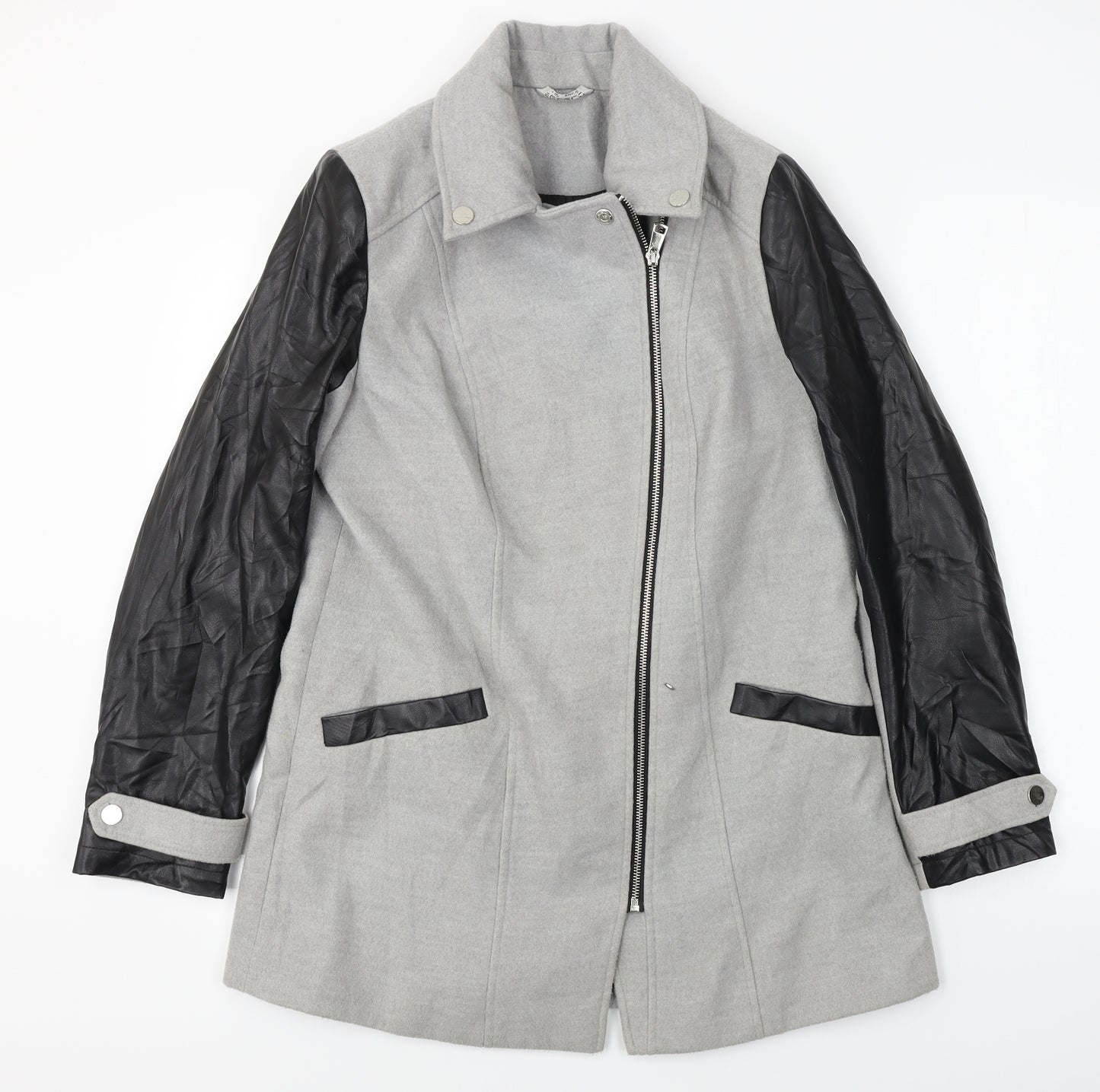 Select  Womens Grey   Jacket Coat Size 12