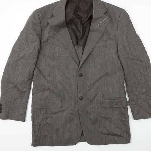 Diplomazia Mens Brown   Jacket Blazer Size 40