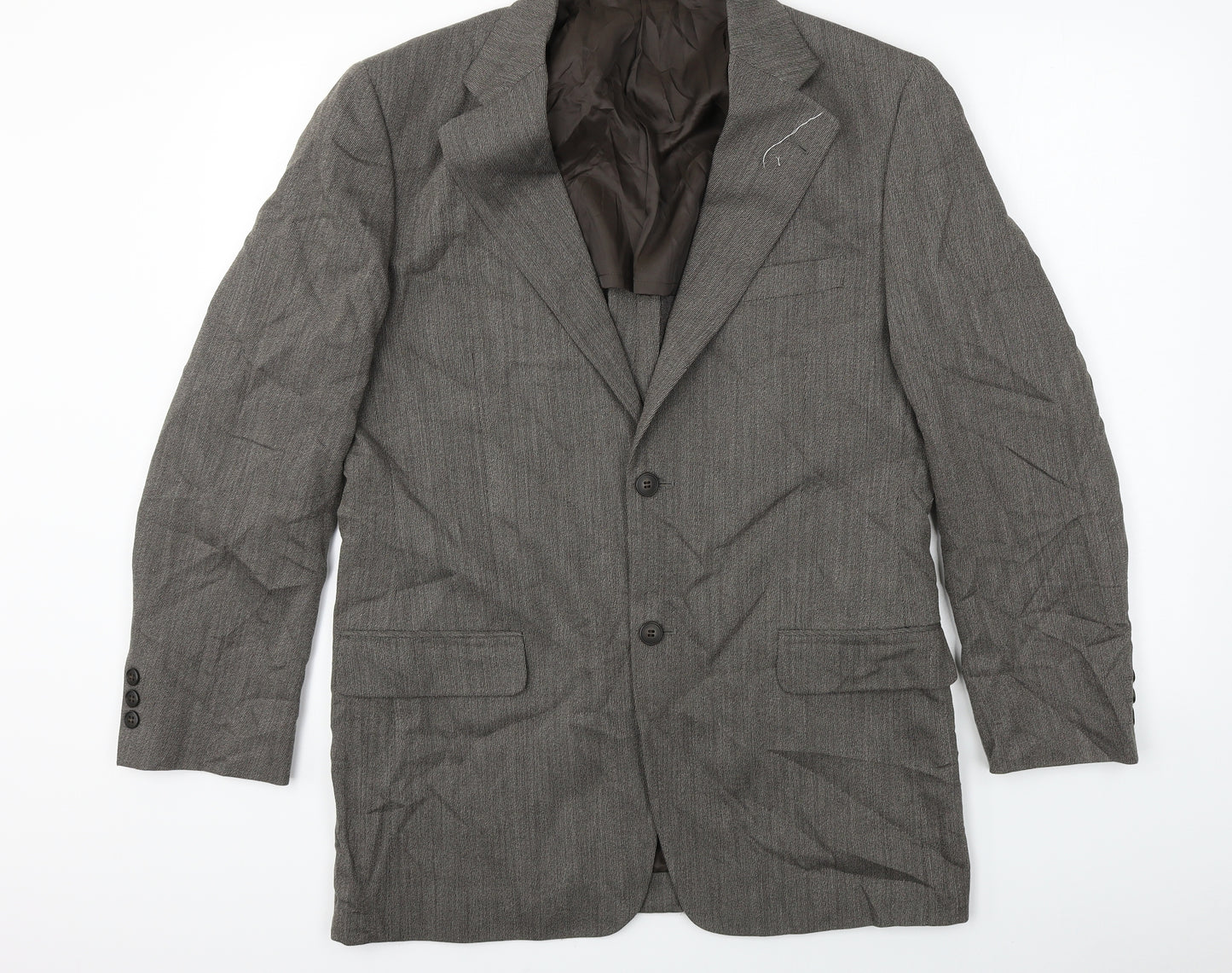 Diplomazia Mens Brown   Jacket Blazer Size 40
