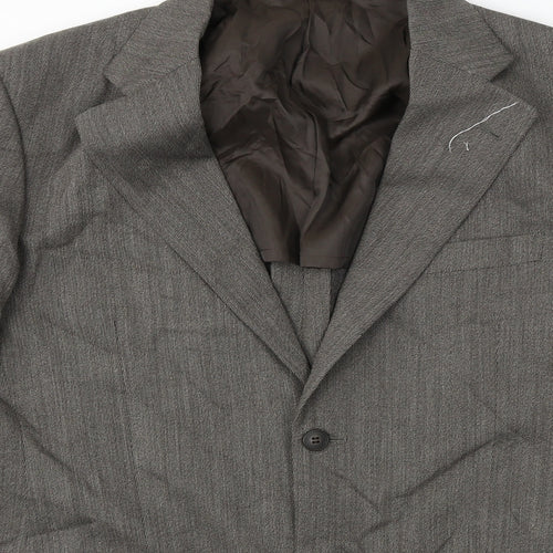 Diplomazia Mens Brown   Jacket Blazer Size 40