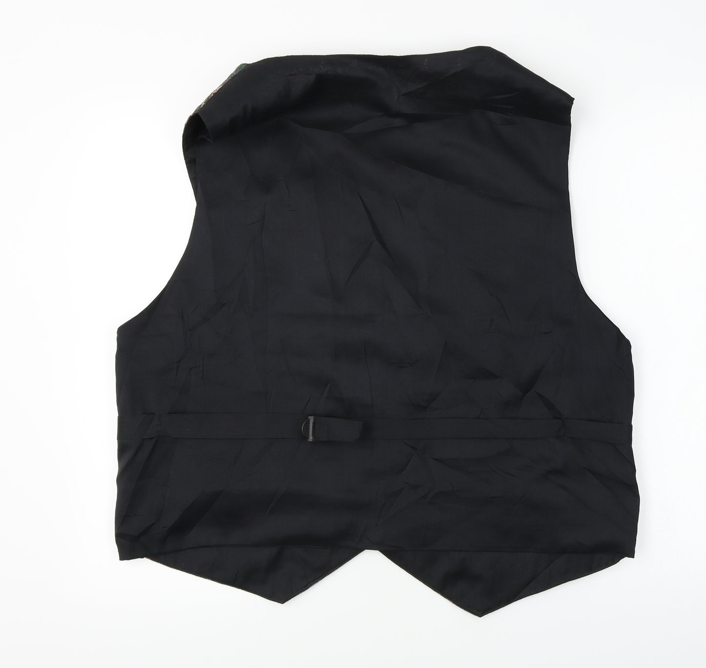 dilek  Mens Black   Jacket Suit Waistcoat Size XL