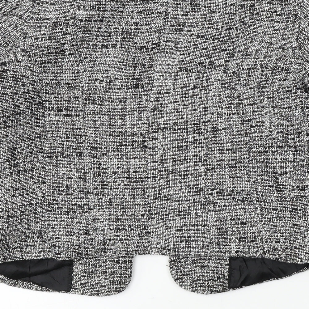 H&M  Womens Grey   Jacket Blazer Size 4