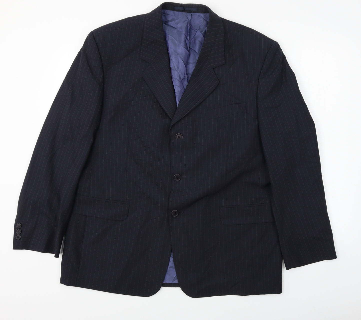 Preworn  Mens Blue   Jacket Blazer Size 44