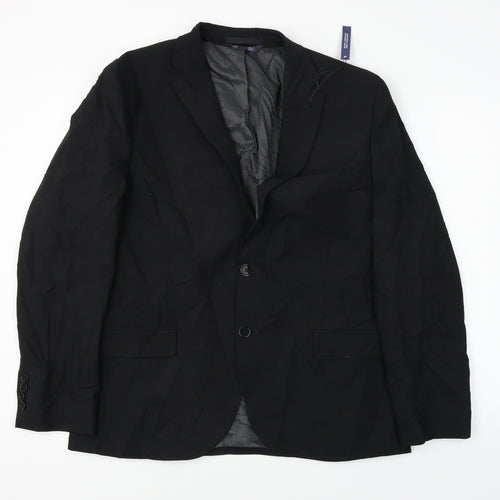 Marks and Spencer Mens Black   Jacket Blazer Size 42