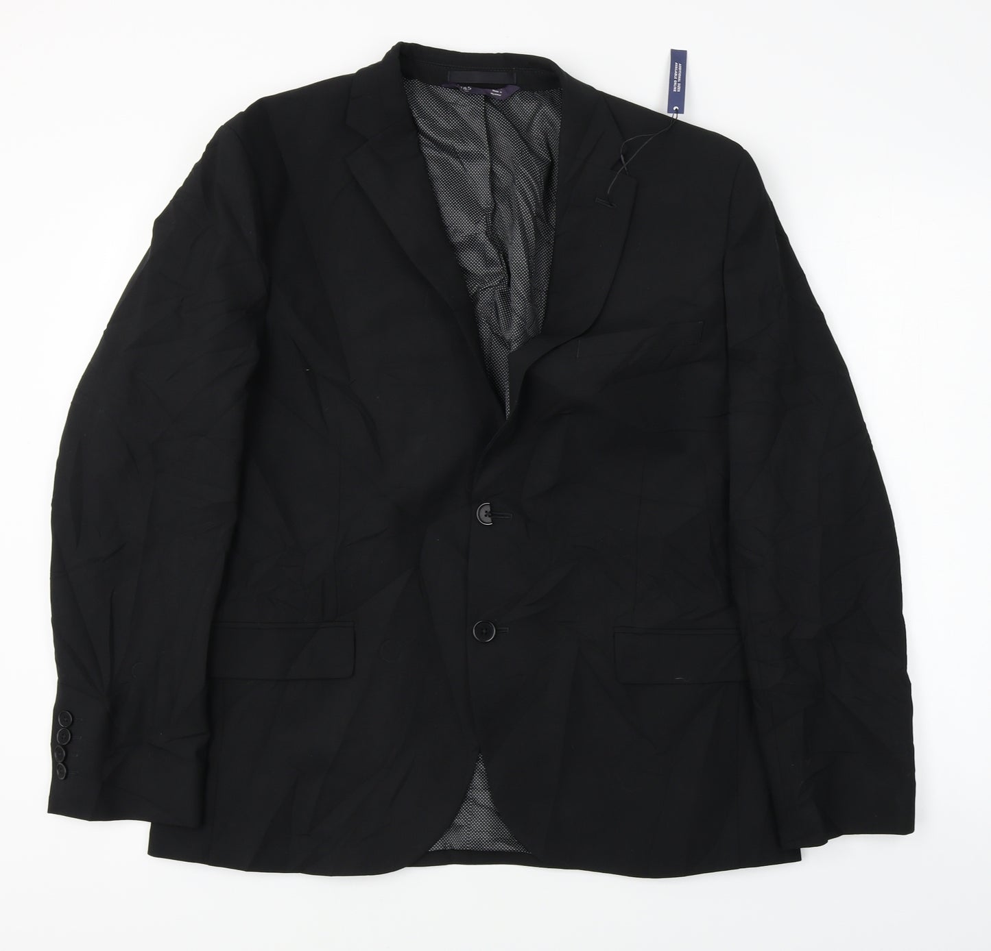 Marks and Spencer Mens Black   Jacket Blazer Size 42