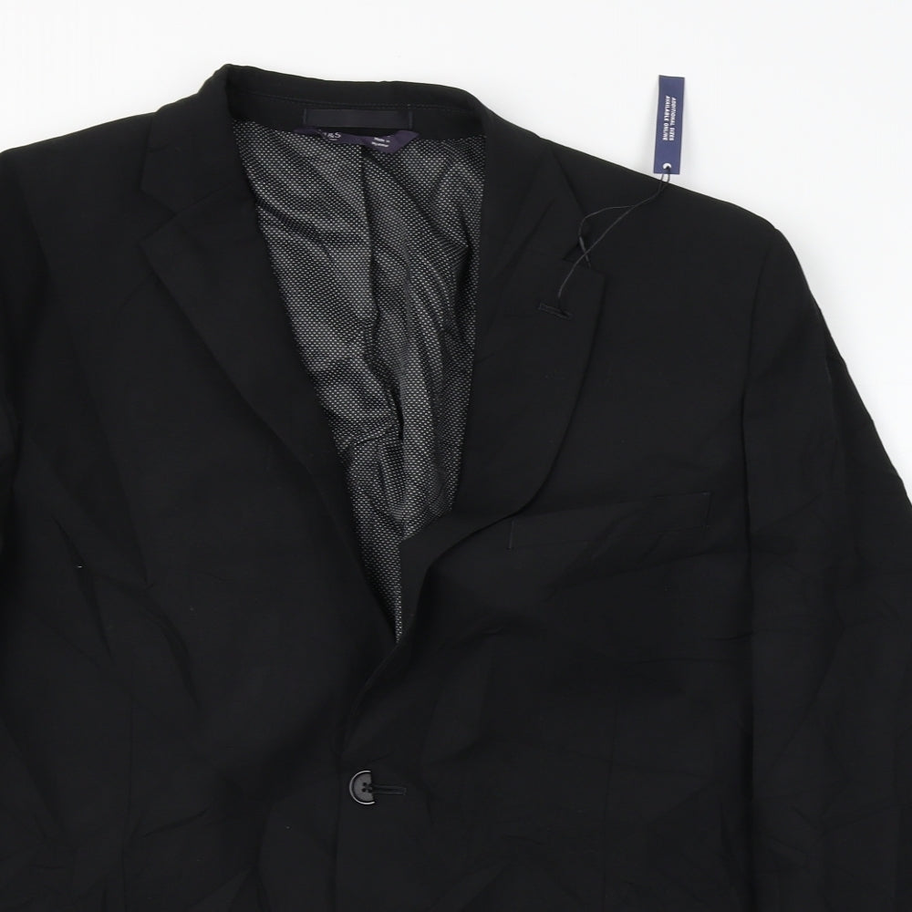 Marks and Spencer Mens Black   Jacket Blazer Size 42
