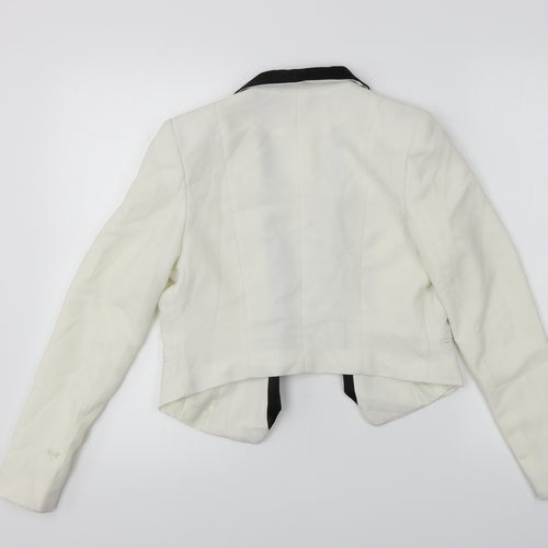 H&M  Womens White   Jacket Blazer Size 4