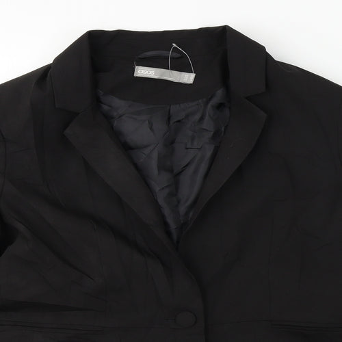 ASOS  Womens Black   Jacket Blazer Size 10