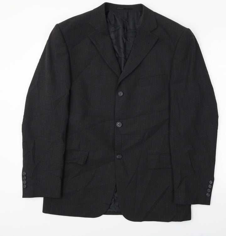 ARMANDO Mens Grey Jacket Blazer Size 40