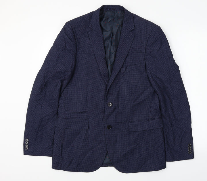 Burton  Mens Blue   Jacket Blazer Size 40