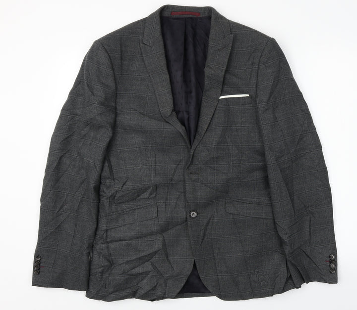 Burton Mens Grey Jacket Blazer Size 40