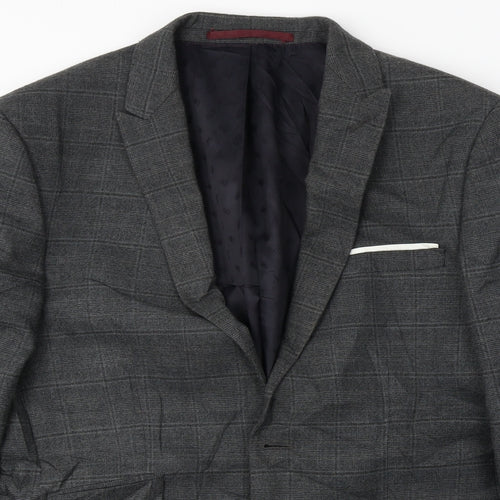 Burton  Mens Grey   Jacket Blazer Size 40
