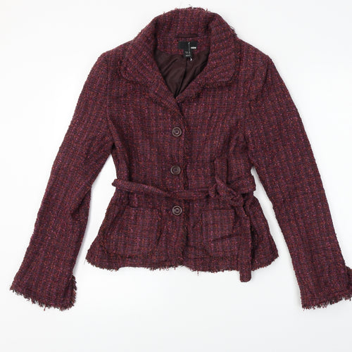 H&M  Womens Purple   Jacket Coat Size 8