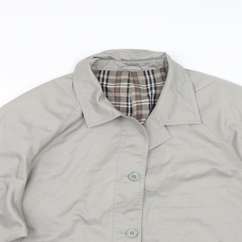 Dannimac Mens Grey   Overcoat Coat Size L