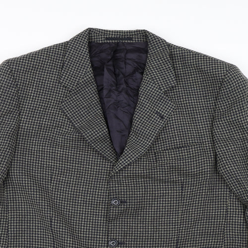 Cezan Mens Black   Jacket Suit Jacket Size 54