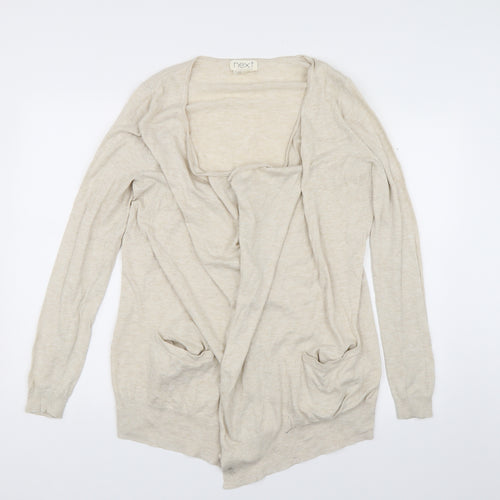 NEXT Womens Beige   Cardigan Jumper Size 12
